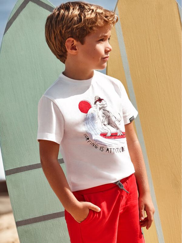 Mayoral Mayoral Комплект тишърт и панталонки 3673 Цветен