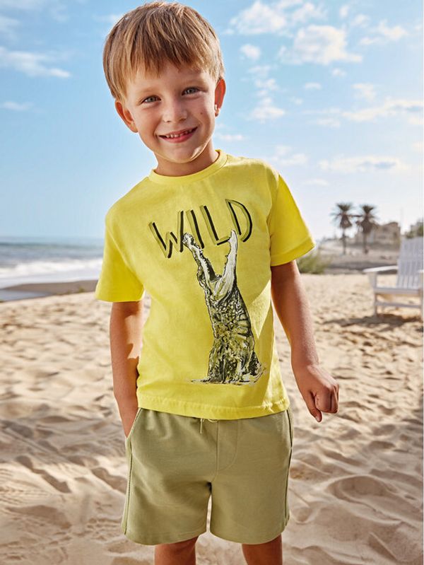 Mayoral Mayoral Комплект тишърт и панталонки 3674 Цветен