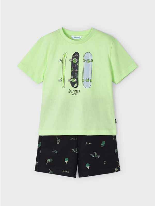 Mayoral Mayoral Комплект тишърт и панталонки 3676 Цветен