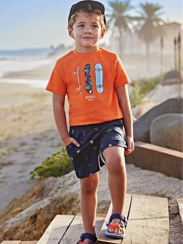 Mayoral Mayoral Комплект тишърт и панталонки 3676 Цветен