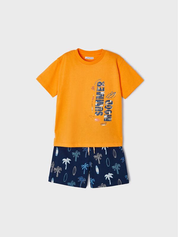 Mayoral Mayoral Комплект тишърт и панталонки 3678 Цветен