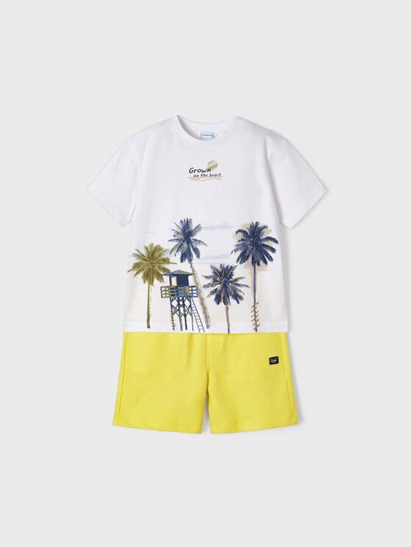 Mayoral Mayoral Комплект тишърт и панталонки 3679 Цветен