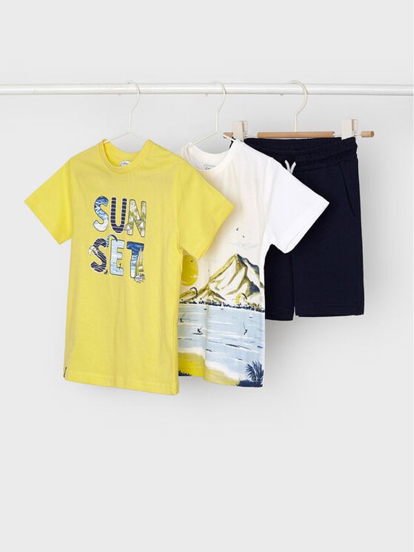 Mayoral Mayoral Комплект тишърт и панталонки 3681 Цветен