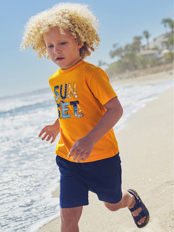 Mayoral Mayoral Комплект тишърт и панталонки 3681 Цветен