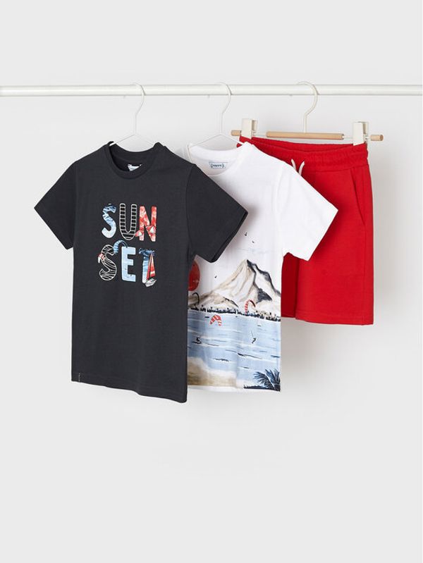 Mayoral Mayoral Комплект тишърт и панталонки 3681 Цветен