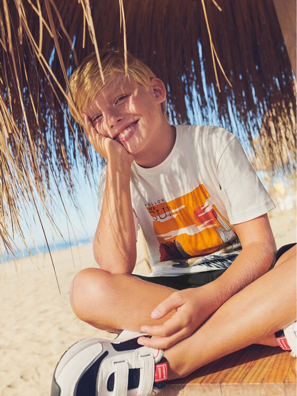 Mayoral Mayoral Комплект тишърт и панталонки 6654 Цветен