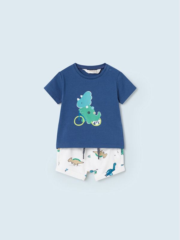 Mayoral Mayoral Комплект тишърт и спортни шорти 1267 Цветен Regular Fit