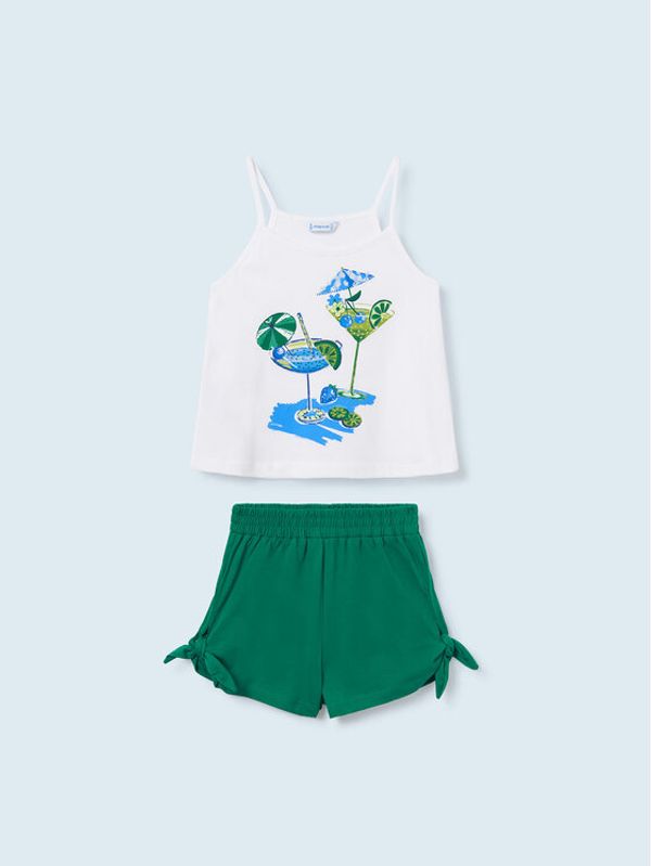 Mayoral Mayoral Комплект топ и панталонки 6245 Цветен Regular Fit