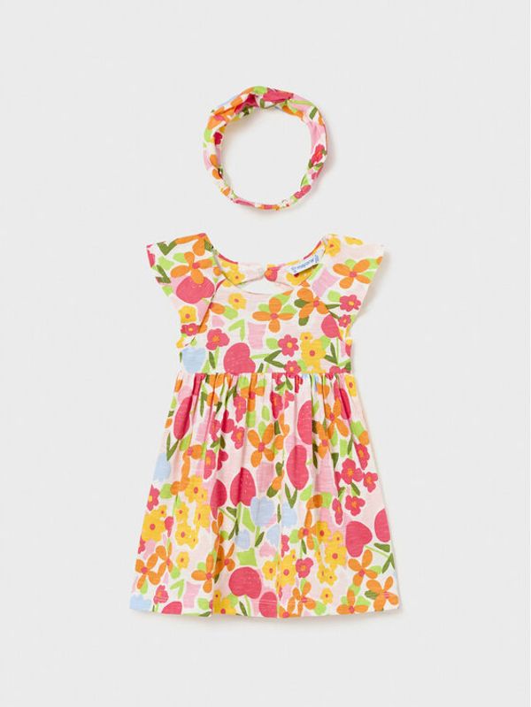 Mayoral Mayoral Лятна рокля 1972 Червен Regular Fit