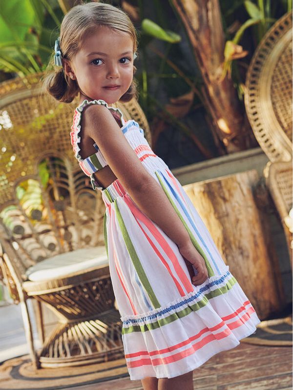 Mayoral Mayoral Лятна рокля 3932 Оранжев