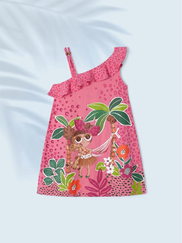 Mayoral Mayoral Лятна рокля 3935 Розов