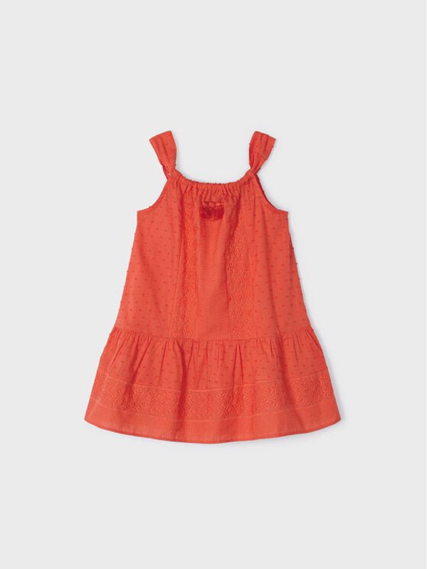 Mayoral Mayoral Лятна рокля 3938 Оранжев