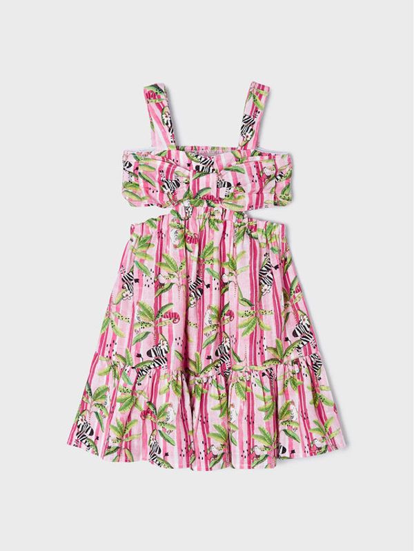 Mayoral Mayoral Лятна рокля 3939 Розов