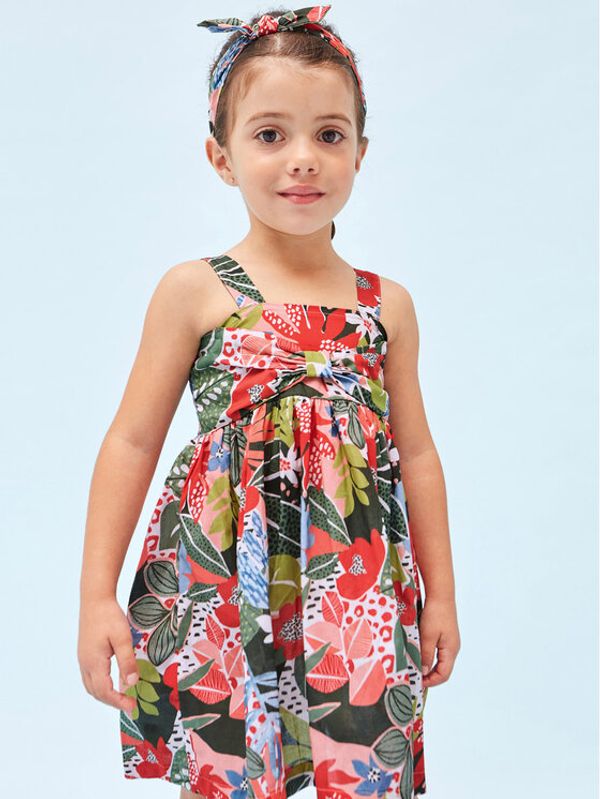 Mayoral Mayoral Лятна рокля 3941 Оранжев