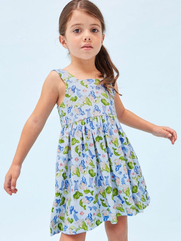 Mayoral Mayoral Лятна рокля 3946 Виолетов