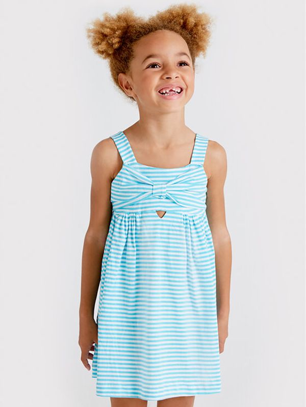 Mayoral Mayoral Лятна рокля 3949 Син Regular Fit