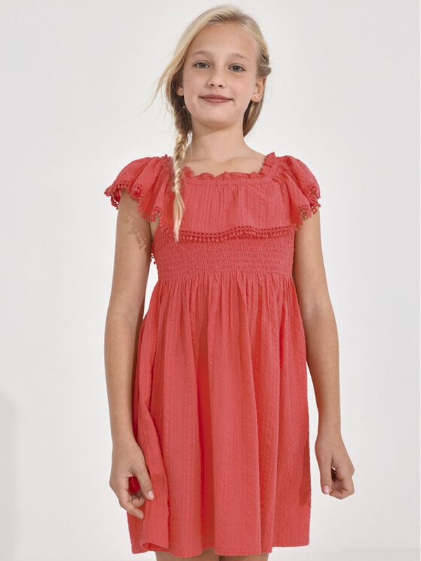 Mayoral Mayoral Лятна рокля 6924 Коралов