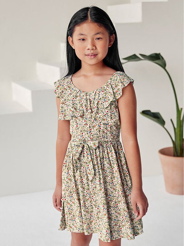 Mayoral Mayoral Лятна рокля 6978 Цветен Regular Fit