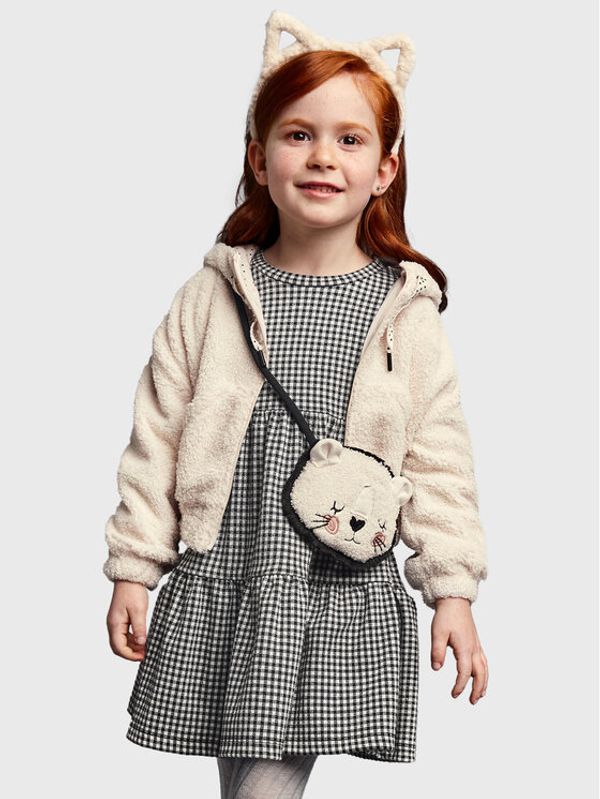 Mayoral Mayoral Плетена рокля 4968 Черен Regular Fit