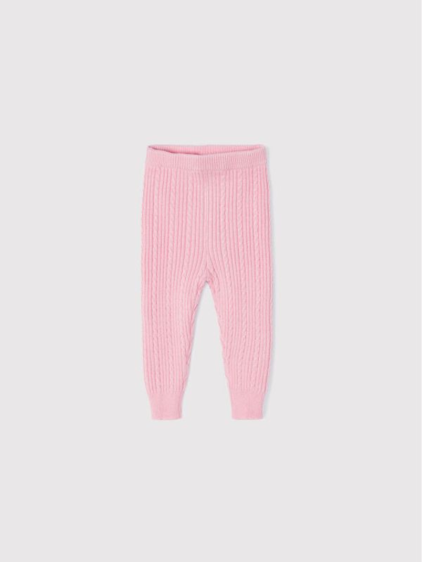 Mayoral Mayoral Плетени панталони 10275 Розов Slim Fit