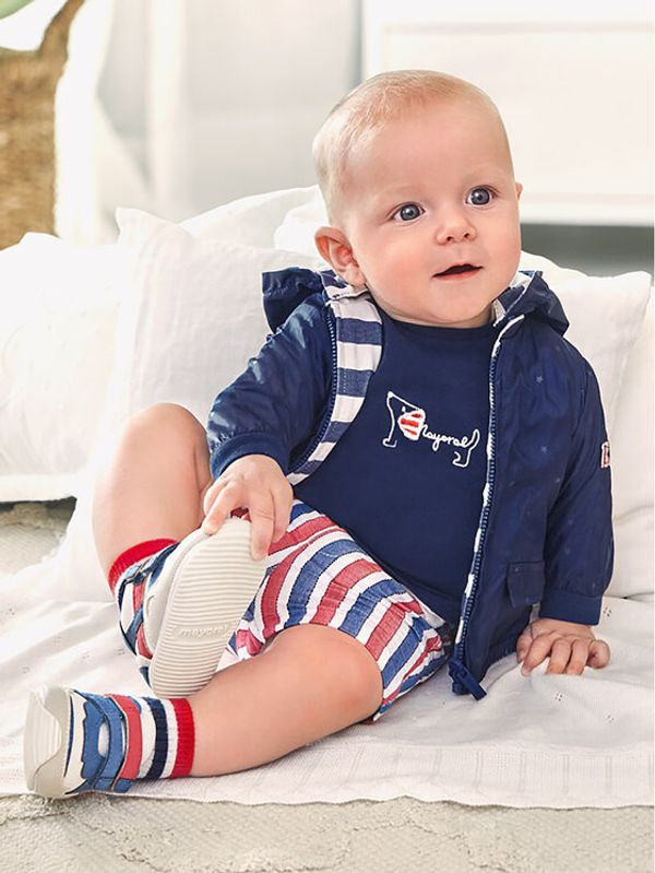 Mayoral Mayoral Преходно яке 1489 Тъмносин Regular Fit