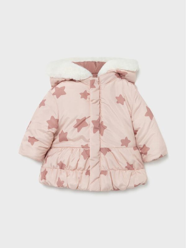 Mayoral Mayoral Пухено яке 2405 Розов Regular Fit