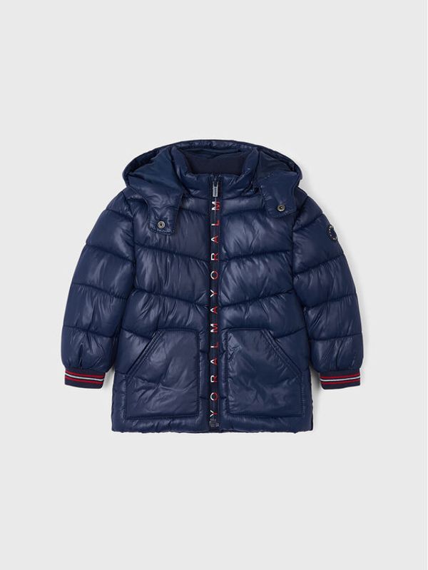 Mayoral Mayoral Пухено яке 2416 Тъмносин Regular Fit
