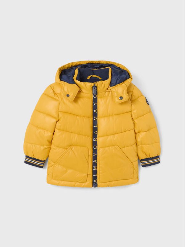 Mayoral Mayoral Пухено яке 2416 Жълт Regular Fit