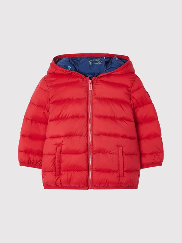 Mayoral Mayoral Пухено яке 2418 Червен Regular Fit