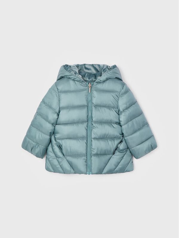 Mayoral Mayoral Пухено яке 2436 Зелен Regular Fit