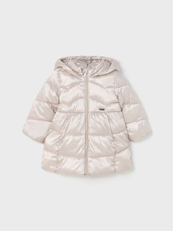 Mayoral Mayoral Пухено яке 2438 Бежов Regular Fit