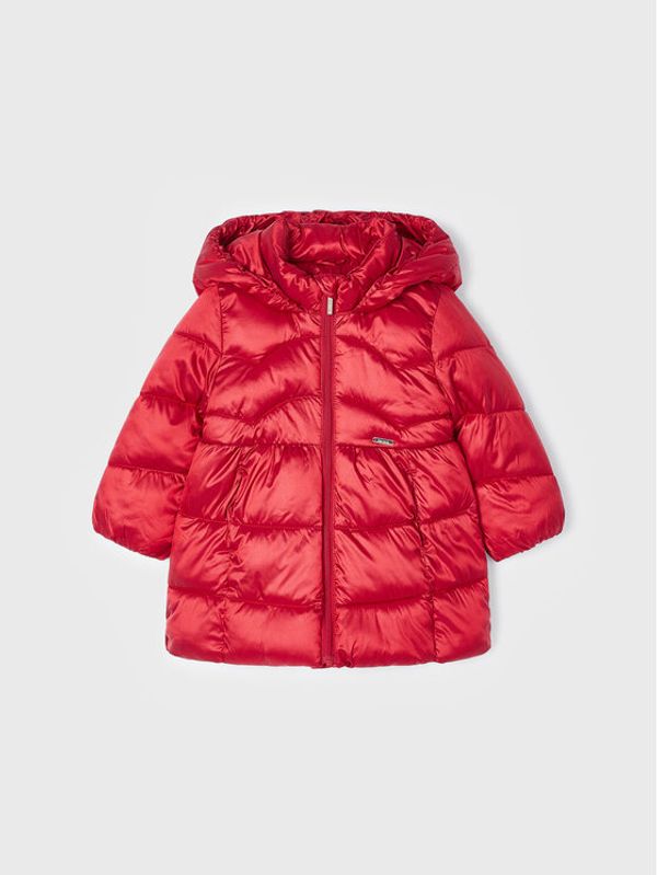 Mayoral Mayoral Пухено яке 2438 Червен Regular Fit