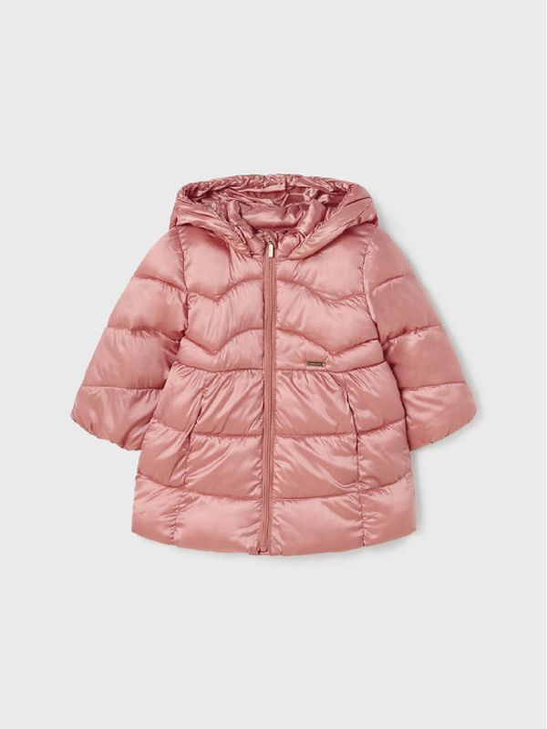 Mayoral Mayoral Пухено яке 2438 Розов Regular Fit