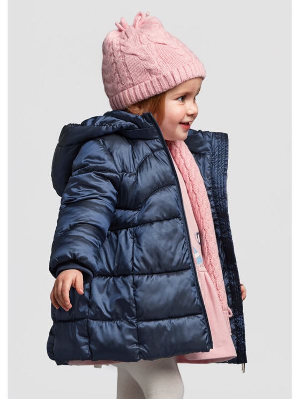 Mayoral Mayoral Пухено яке 2438 Тъмносин Regular Fit