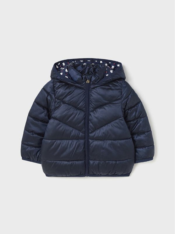 Mayoral Mayoral Пухено яке 2440 Тъмносин Regular Fit