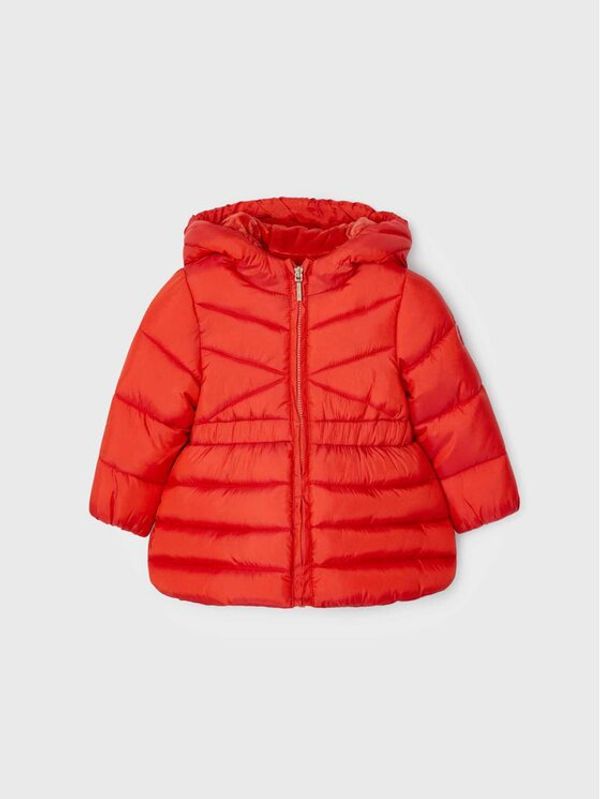 Mayoral Mayoral Пухено яке 2442 Червен Regular Fit