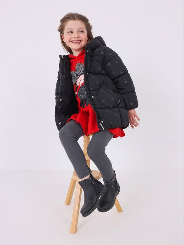 Mayoral Mayoral Пухено яке 4.412 Черен Regular Fit