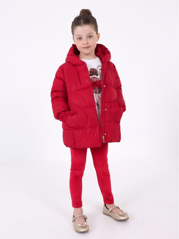 Mayoral Mayoral Пухено яке 4.412 Червен Regular Fit