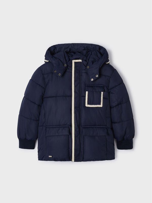 Mayoral Mayoral Пухено яке 4.438 Тъмносин Regular Fit