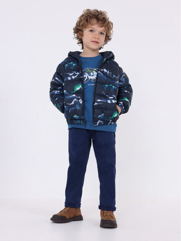 Mayoral Mayoral Пухено яке 4.441 Тъмносин Regular Fit