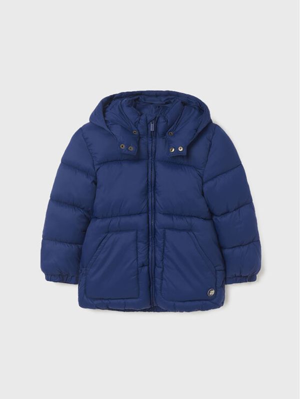 Mayoral Mayoral Пухено яке 412 Тъмносин Regular Fit