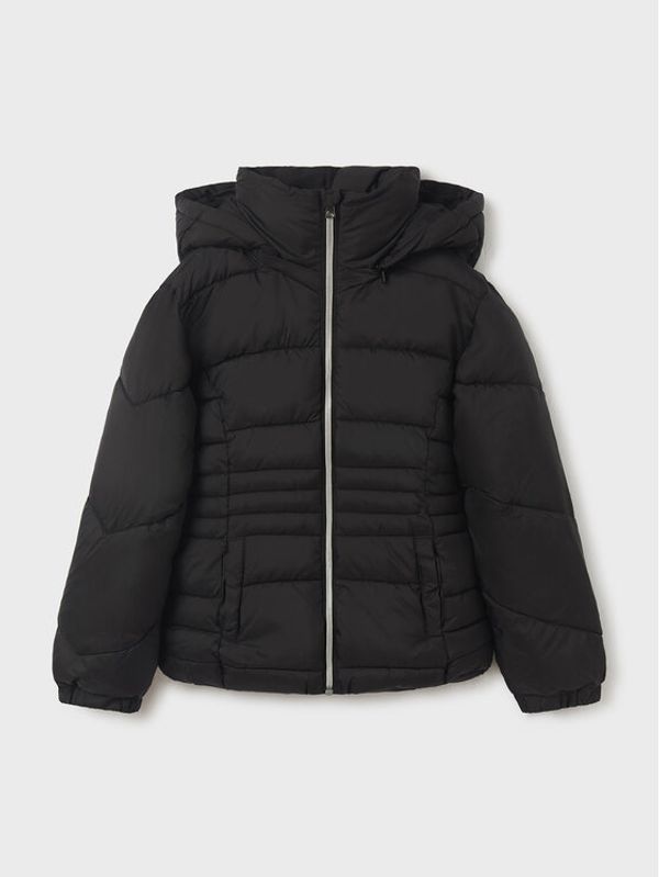 Mayoral Mayoral Пухено яке 416 Черен Regular Fit