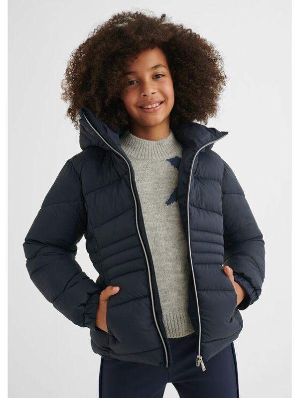 Mayoral Mayoral Пухено яке 416 Тъмносин Regular Fit