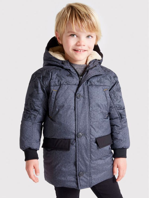 Mayoral Mayoral Пухено яке 4462 Сив Regular Fit