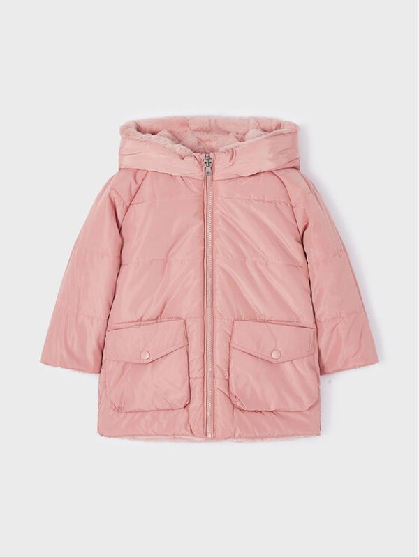 Mayoral Mayoral Пухено яке 4489 Розов Regular Fit