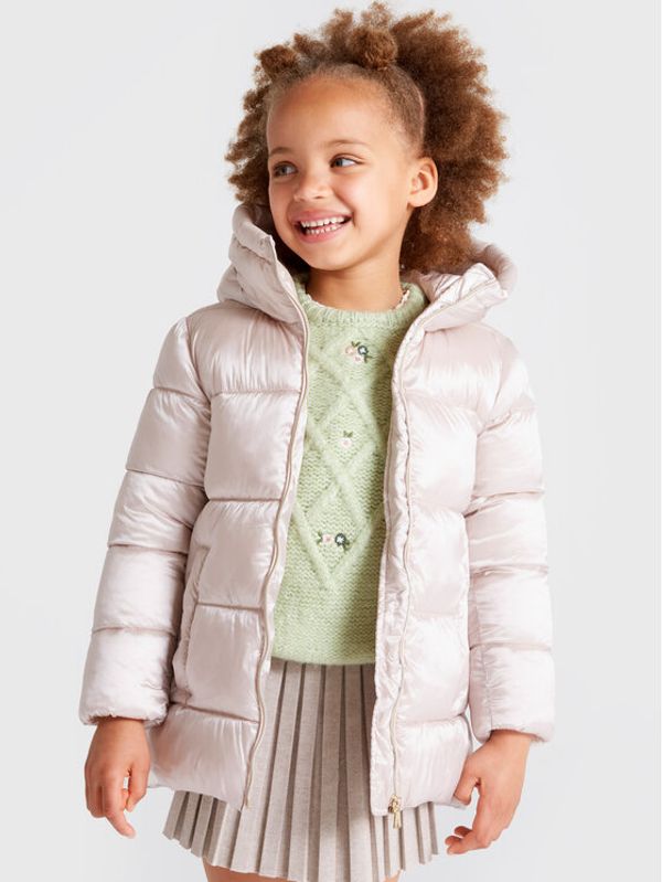 Mayoral Mayoral Пухено яке 4490 Бежов Regular Fit