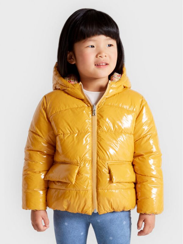 Mayoral Mayoral Пухено яке 4493 Жълт Regular Fit