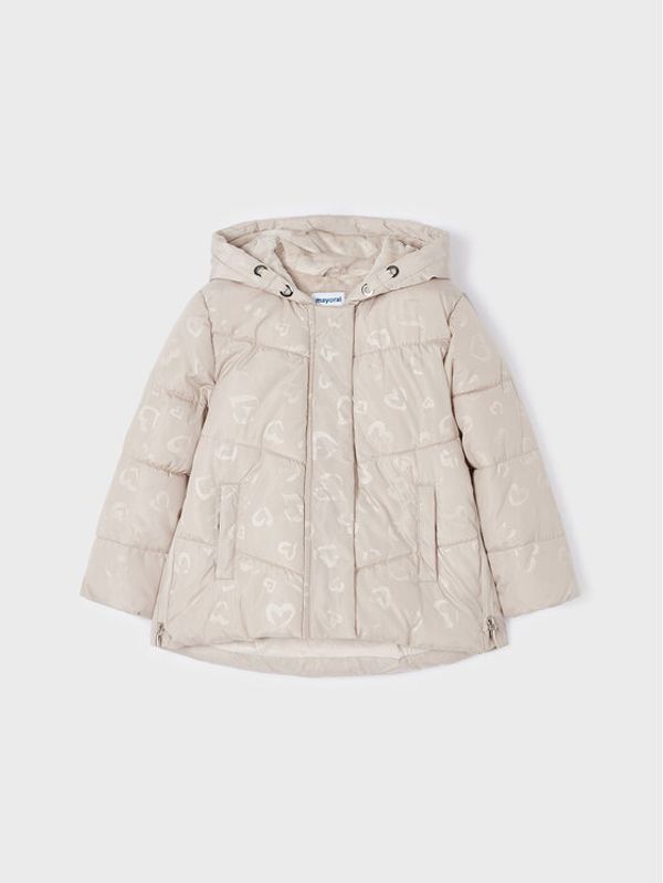 Mayoral Mayoral Пухено яке 4494 Бежов Regular Fit
