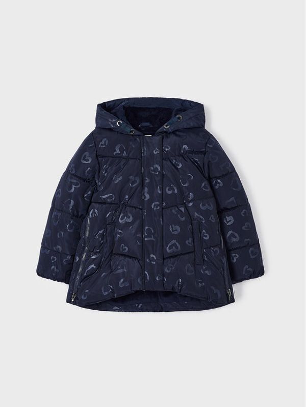 Mayoral Mayoral Пухено яке 4494 Тъмносин Regular Fit