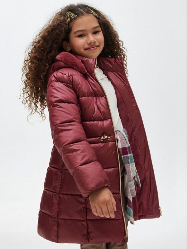 Mayoral Mayoral Пухено яке 7.414 Виолетов Regular Fit